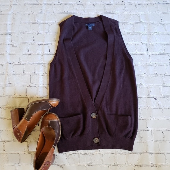 Gap Cashmere Classic Sweater Vest XS - Picture 1 of 5